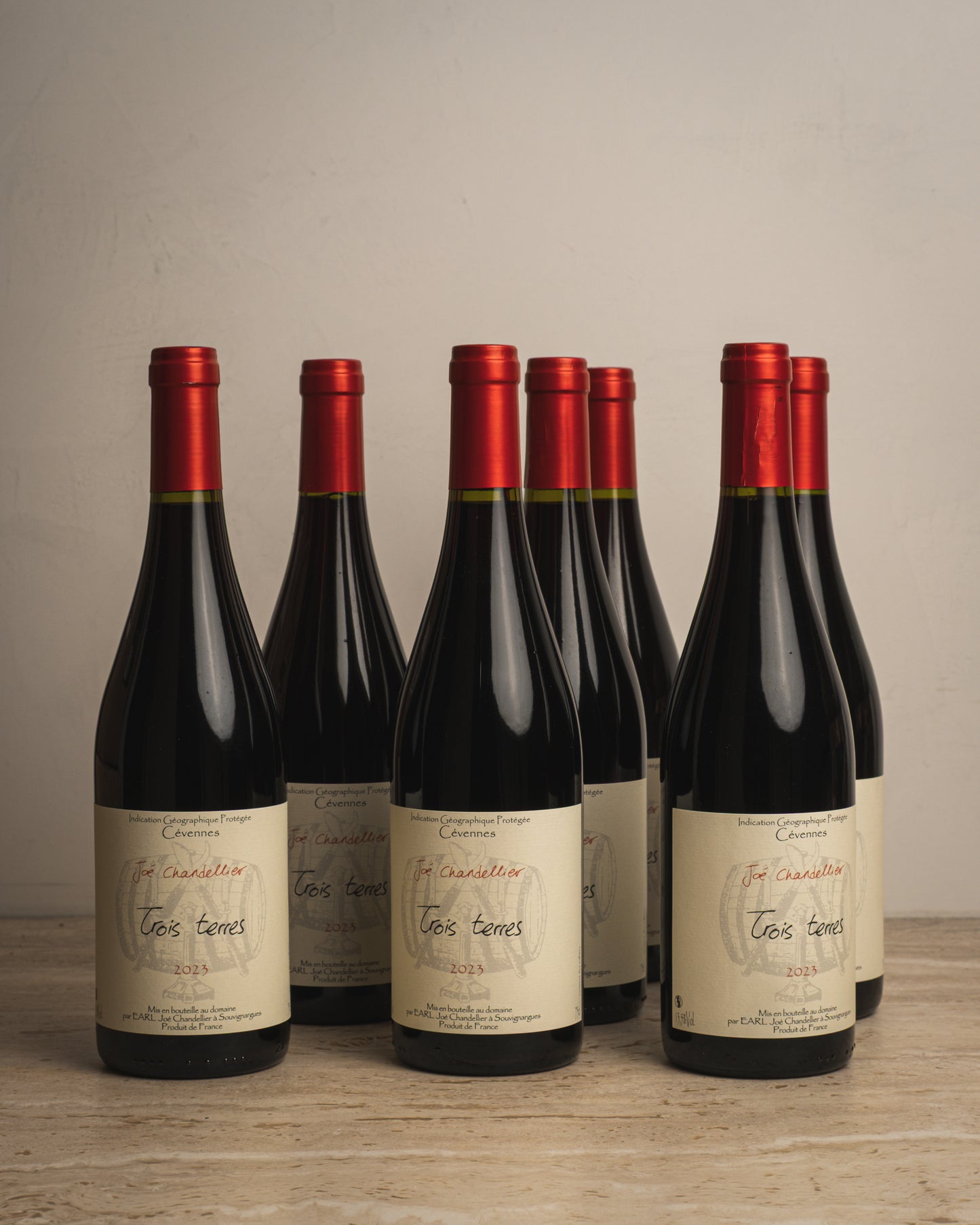 2023 Trois Terres Côtes du Rhône by Joé Chandellier (Case of 6)